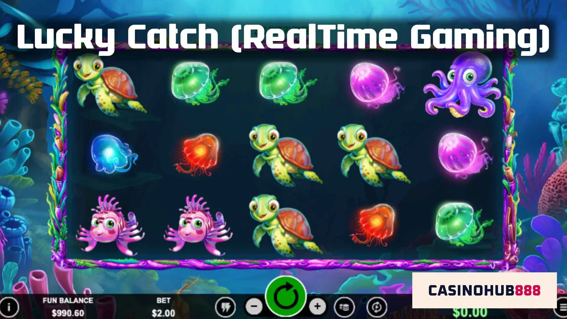 Lucky-Catch-(RealTime-Gaming) เกมตกปลาสล็อต 5 วงล้อ