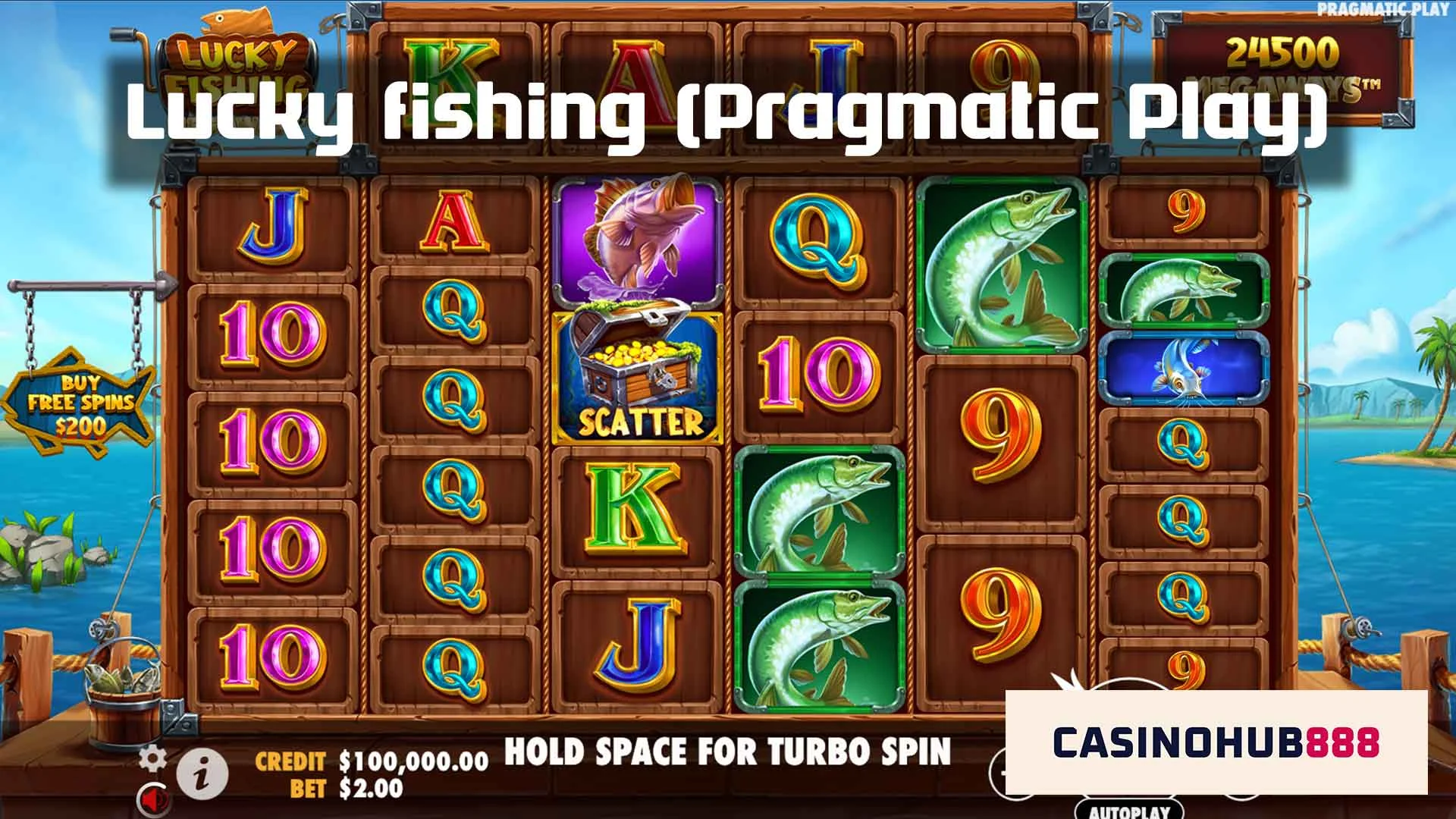 Lucky-fishing-(Pragmatic-Play) เกมตกปลาผจญภัยใต้น้ำ