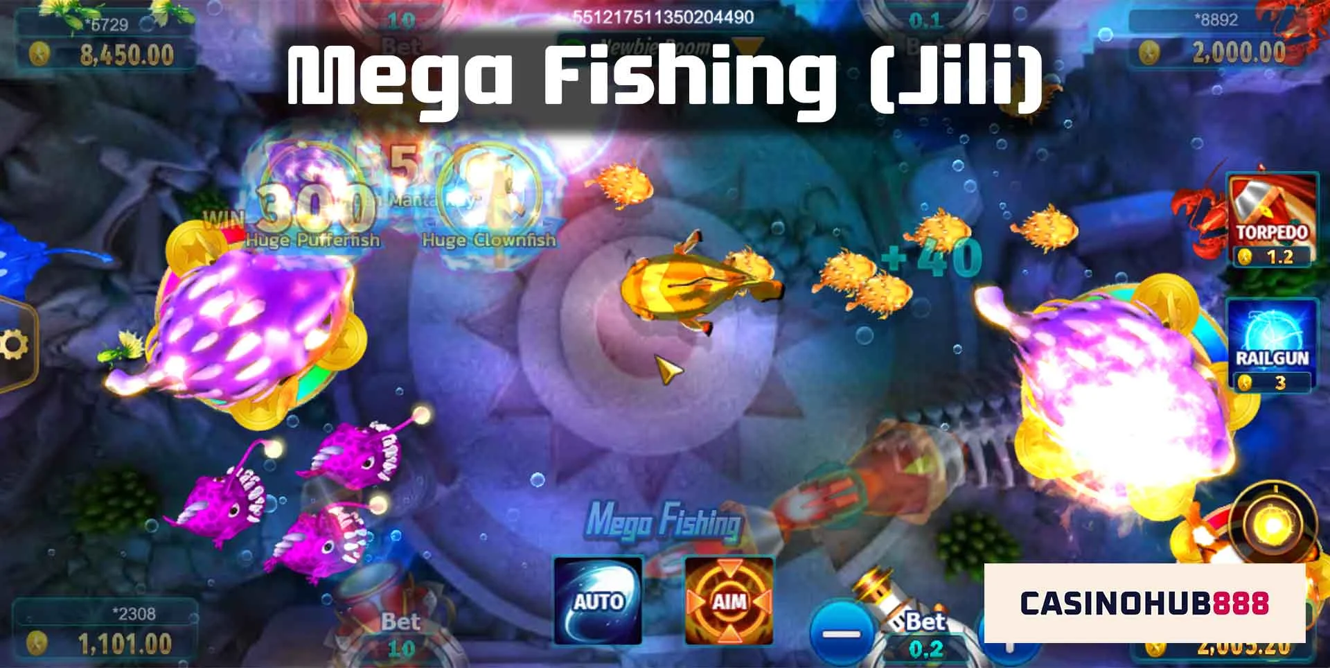 Mega-Fishing-(Jili) เกมตกปลารางวัลใหญ่