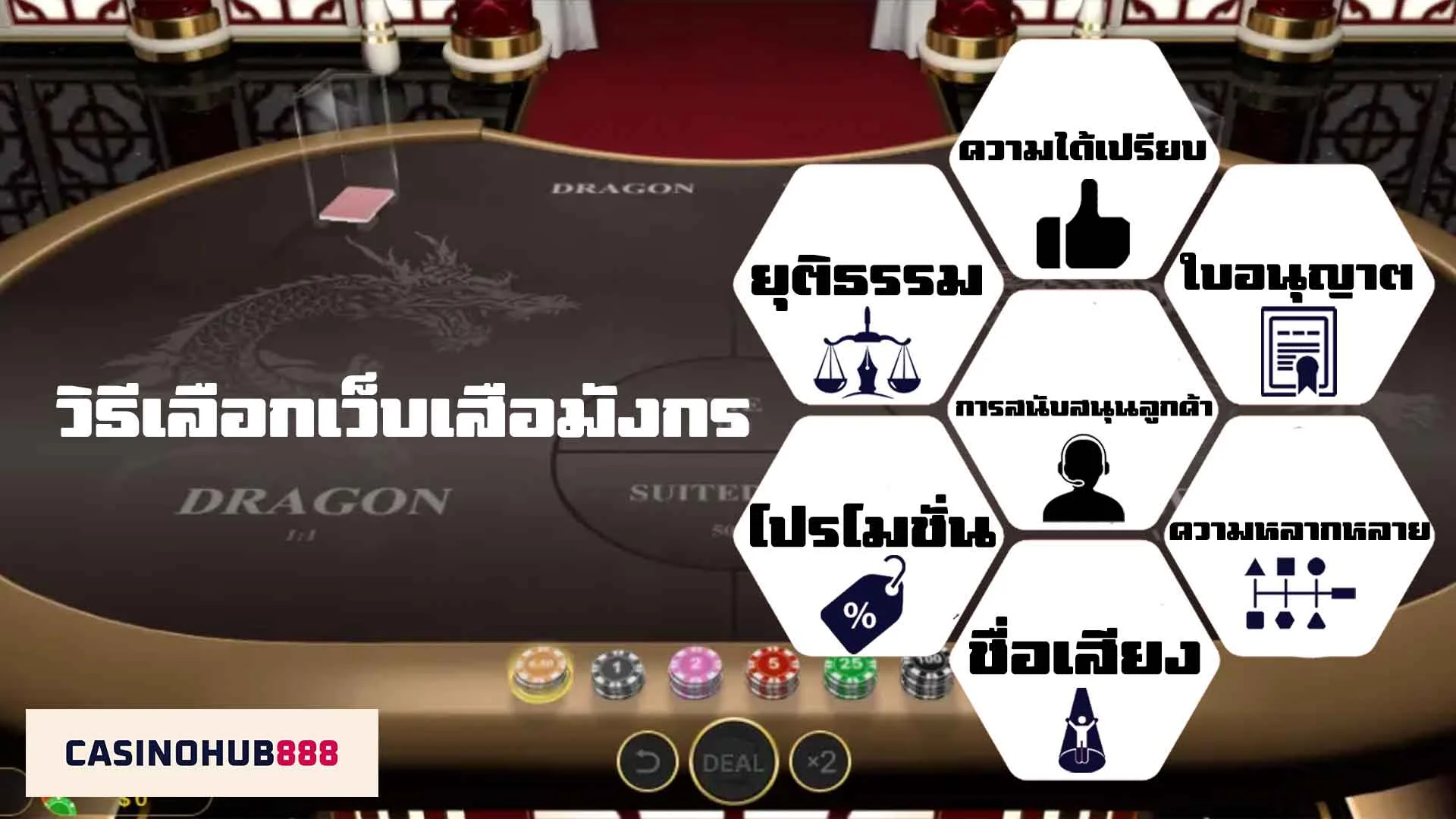 how-to-select-website วิธีเลือกเว็บเล่นเสือมังกร