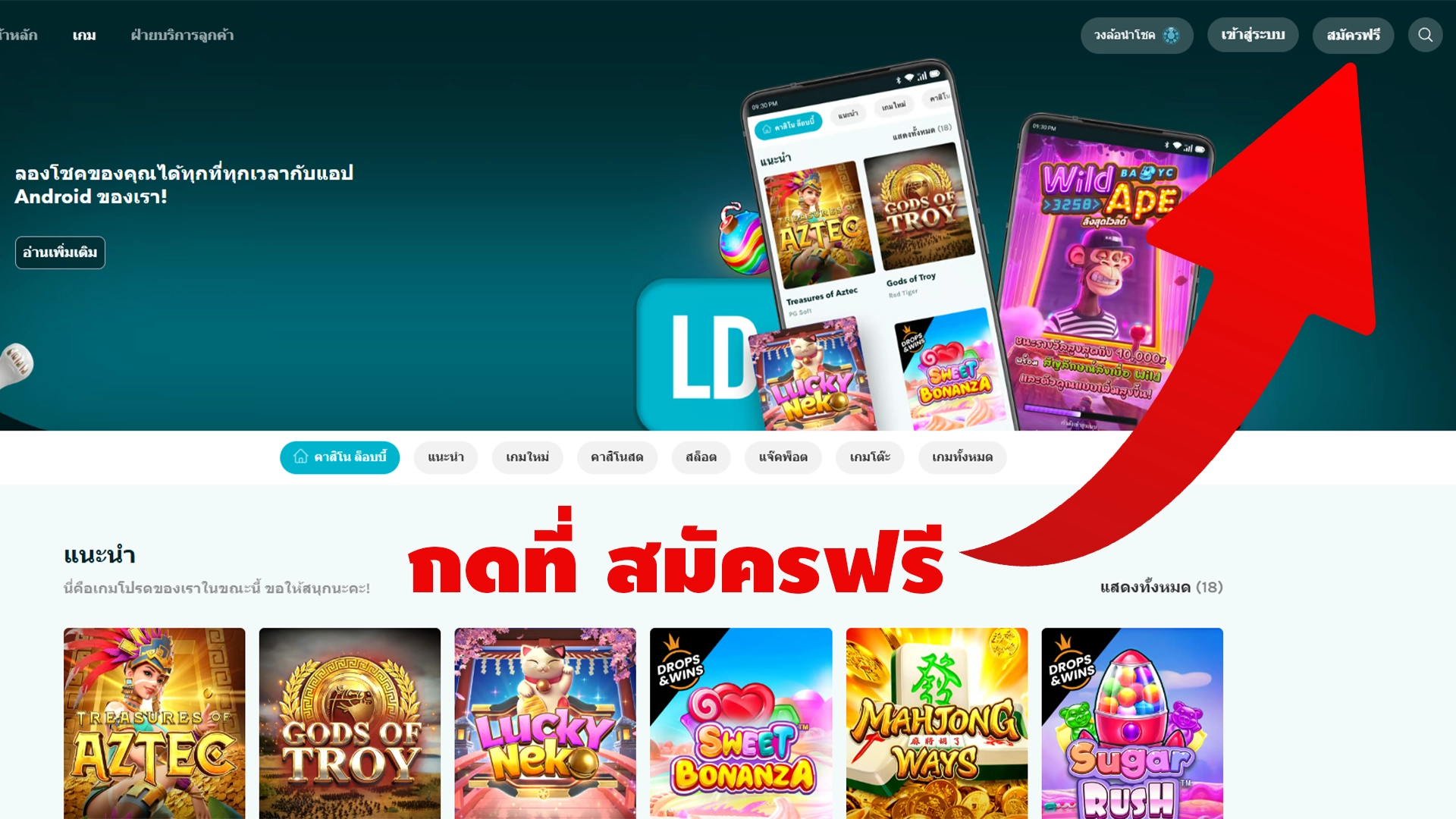 ขั้นตอนที่ 1 เข้าสู่เว็บไซต์